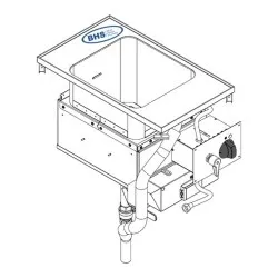 Built-in kitchen appliance Drop-in TECNOINOX 136038