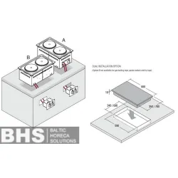 Built-in kitchen appliance Drop-in TECNOINOX 136011