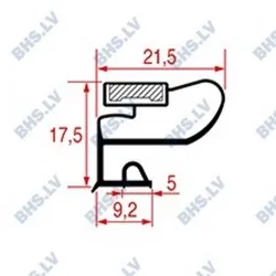 Angled middle-edged gasket LF L3286220