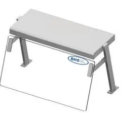 Protection glass with shelf Stalgast ST250081