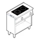 Electric hob with stand or neutral cabinet TECNOINOX 716115
