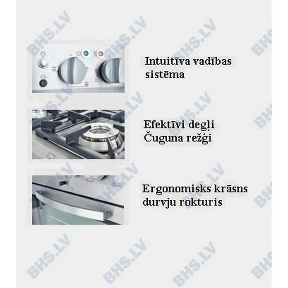 Gas stove with oven Stalgast 9718110