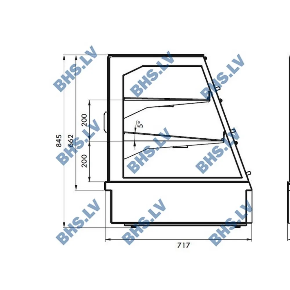 Countertop display cabinet UNIS COOL 1190110U