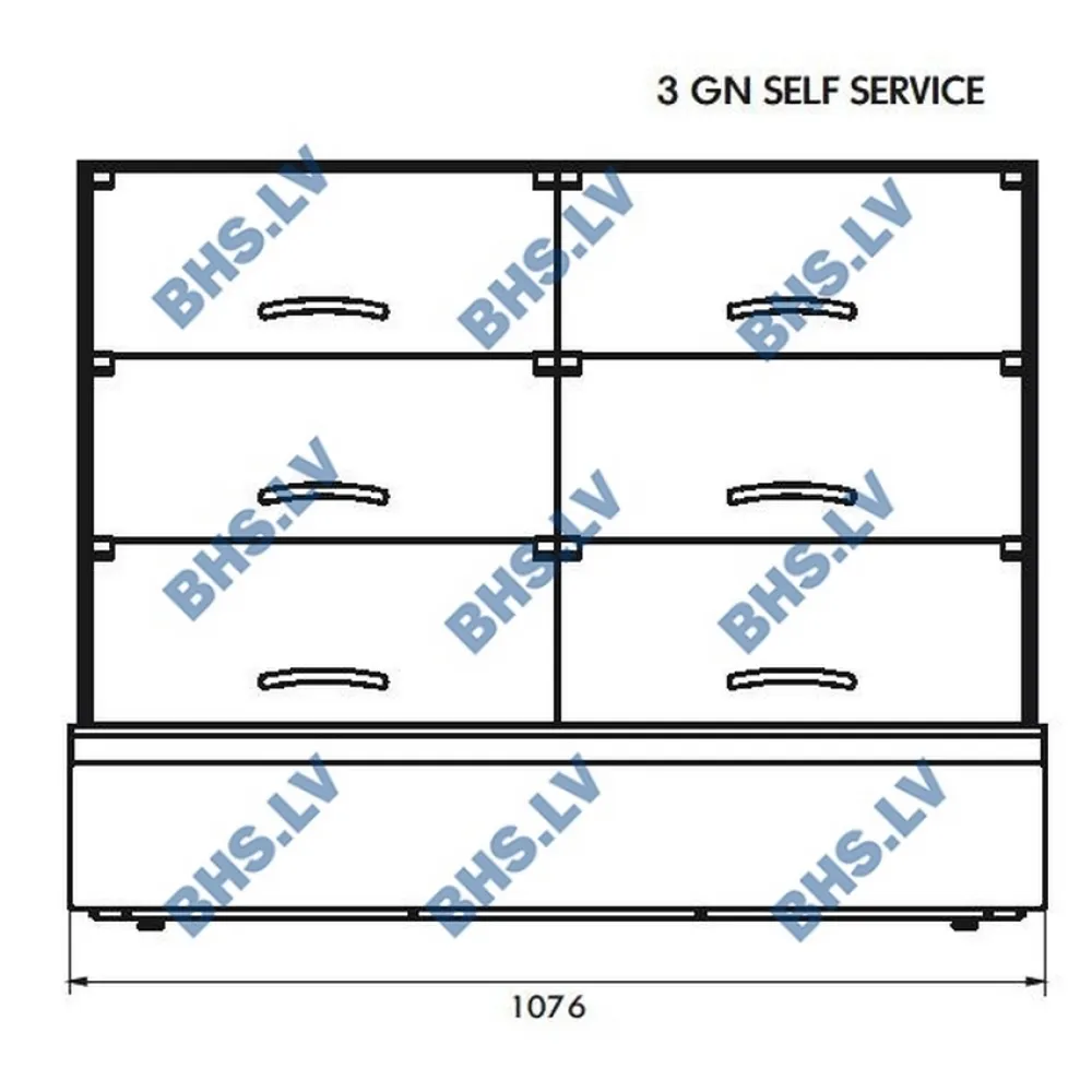 Countertop display cabinet UNIS COOL 1190130U