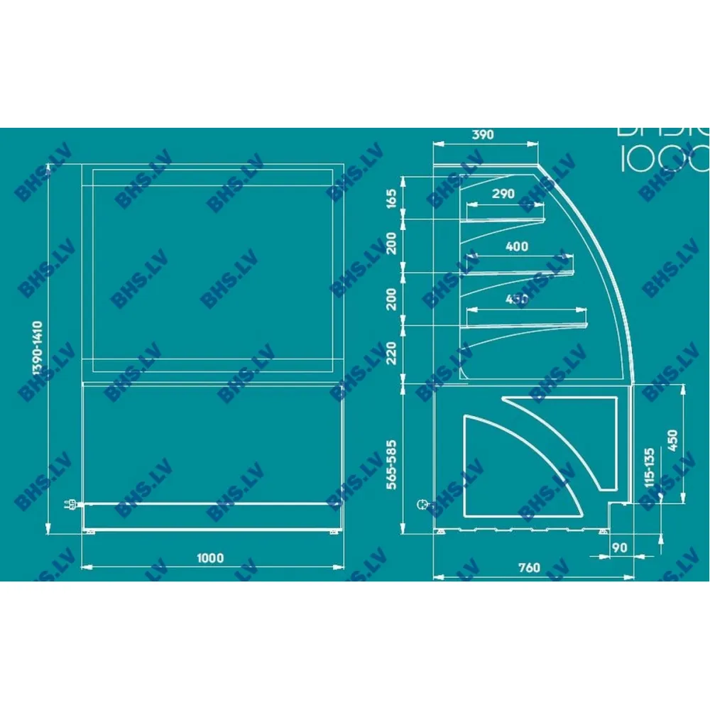 Pastry Display Cabinet UNIS COOL 1210111