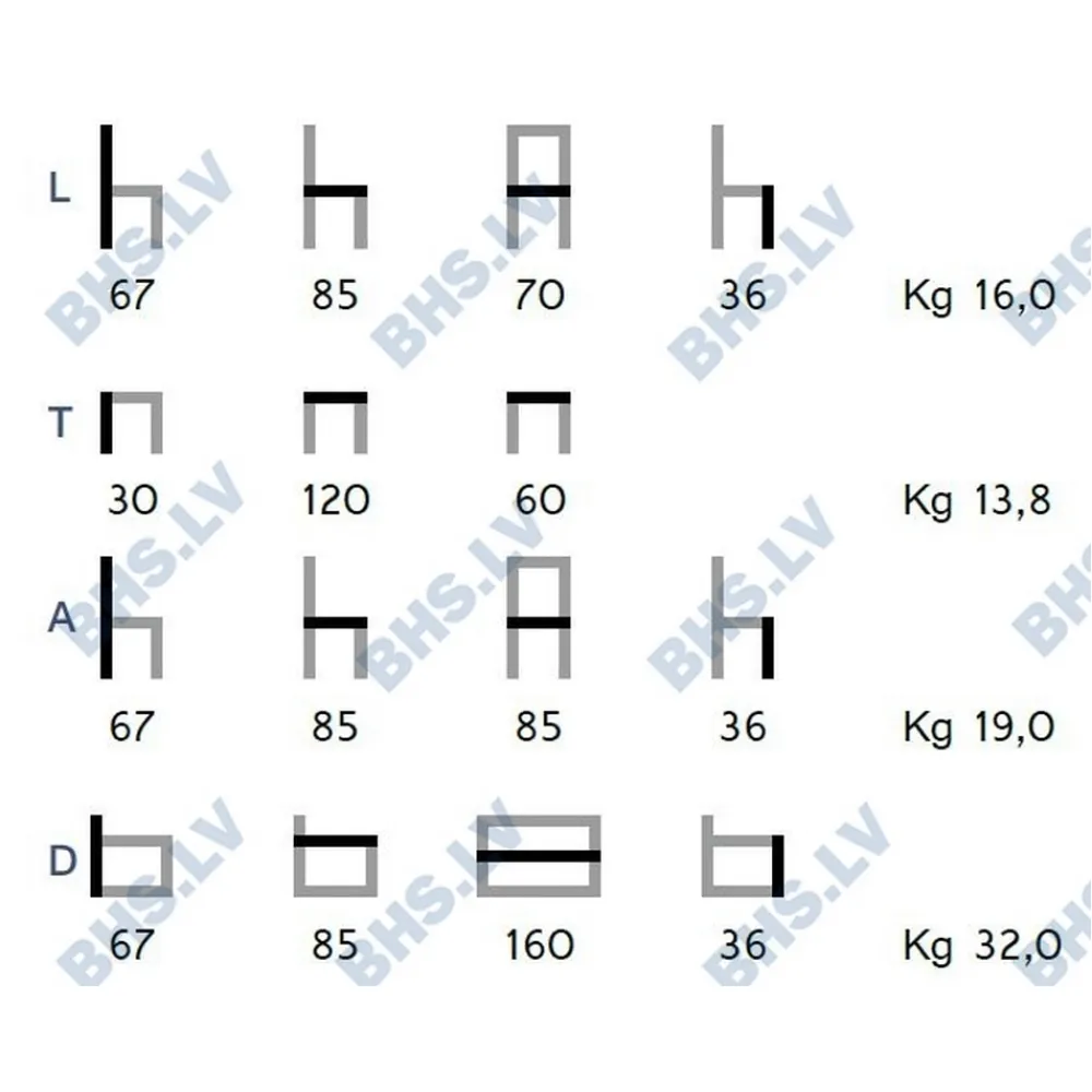 Terrace furniture set GRATTONI ALVORY