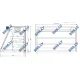 Countertop display cabinet UNIS COOL 104R100