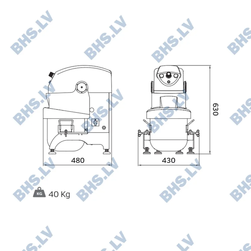 Planetary mixer ROLLMATIC BULL12
