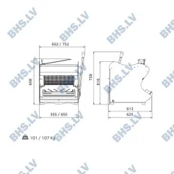 Bread slicer ROLLMATIC MG-C42