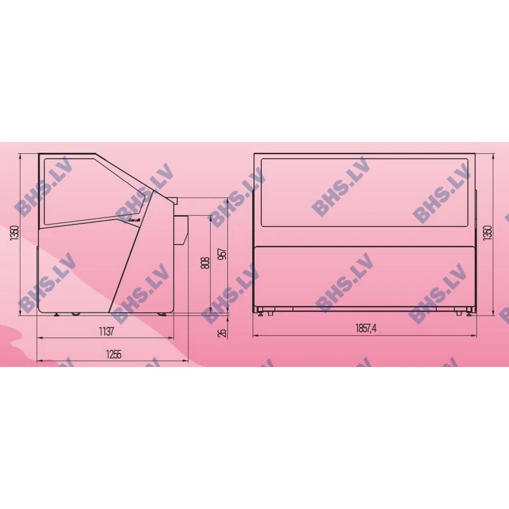 Ice Cream Display Cabinet UNIS COOL DENALI-1800