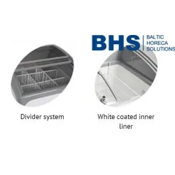 Chest freezer showcase TEFCOLD NIC101SCEB