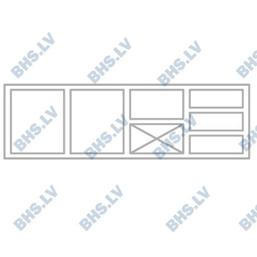 Refrigerated counter with drawers Novameta BHS-FP0-E342-172/70/90