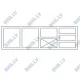 Refrigerated counter with drawers Novameta BHS-FP0-E342-172/70/90
