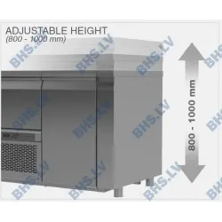 Counter freezer with lifting mechanism Novameta BHS-FPR-N101-114/70/90