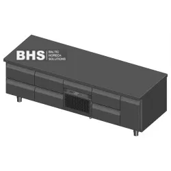 Low refrigerated counter Novameta BHS-FPS-E327-200/70/65
