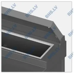 Stainless steel lid for salad counters Novameta FS0-000-1260SB