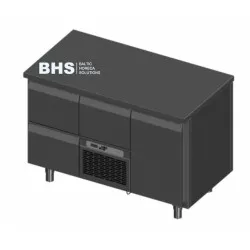 Counter freezer with drawers Novameta BHS-FP0-N230-130/70/90