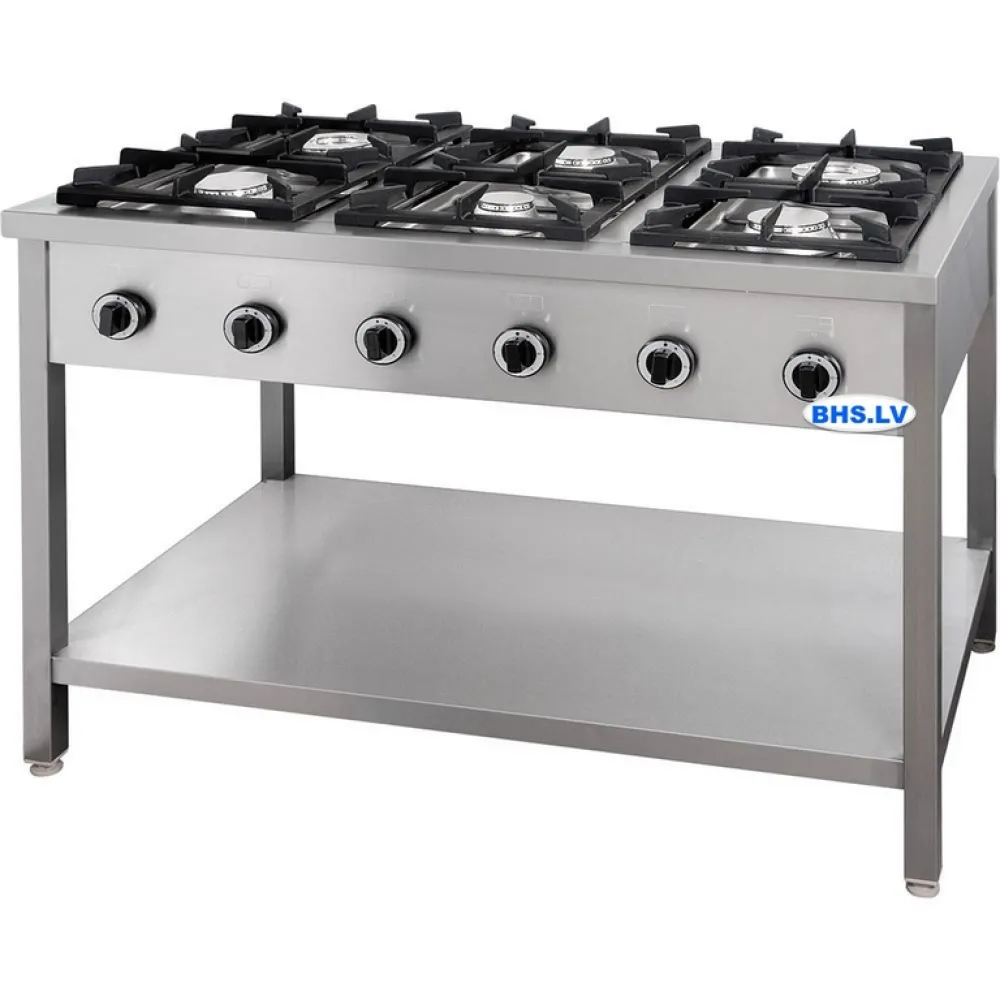 Gas hob with stand or neutral cabinet Stalgast 979611