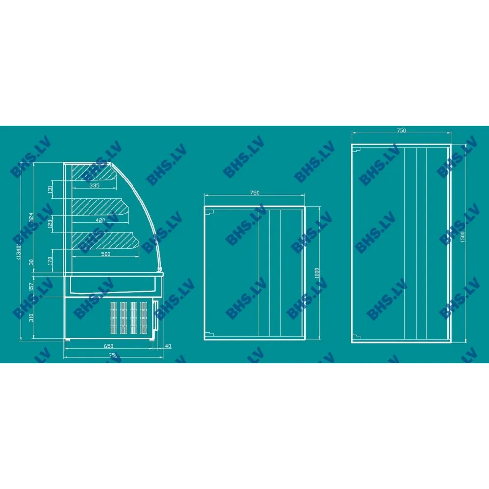 Pastry Display Cabinet UNIS COOL 142S121