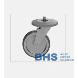 Galvanized wheel set NCG 125 mm for tray trolleys Novameta K-RAX125-NCG