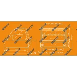 Hot display case UNIS COOL 1130140