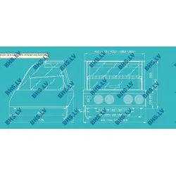 Countertop display cabinet UNIS COOL 1140120