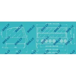 Countertop display cabinet UNIS COOL 1140420