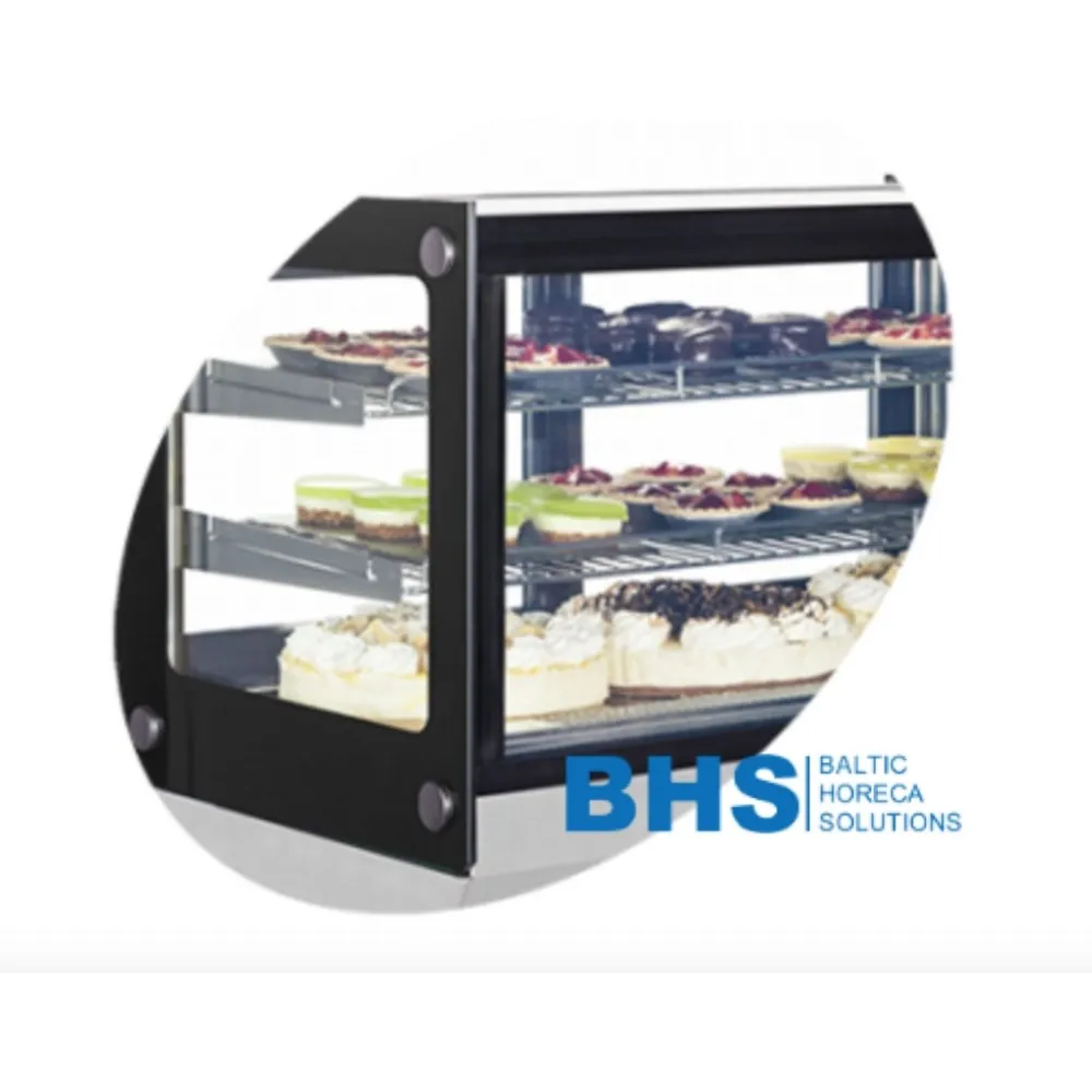 Countertop display cabinet TEFCOLD LCT900F/BLACK