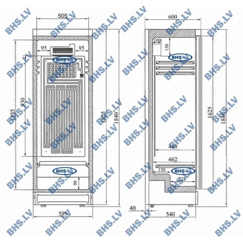 Refrigerator TEFCOLD SD1380