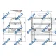 Countertop display cabinet UNIS COOL 1090110