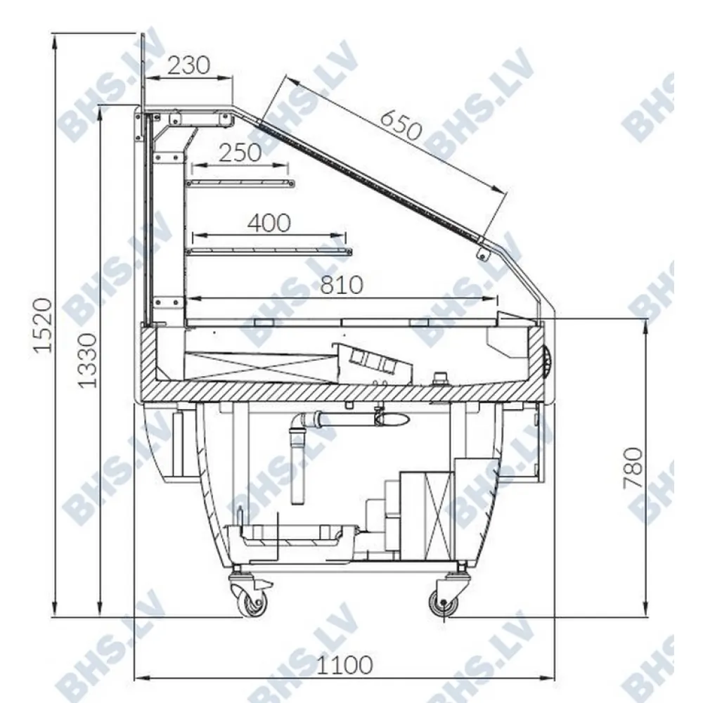 Display case IGLOO MXM125