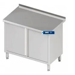 Metal table with hinged doors Novameta DPO-VLU-90/60/90