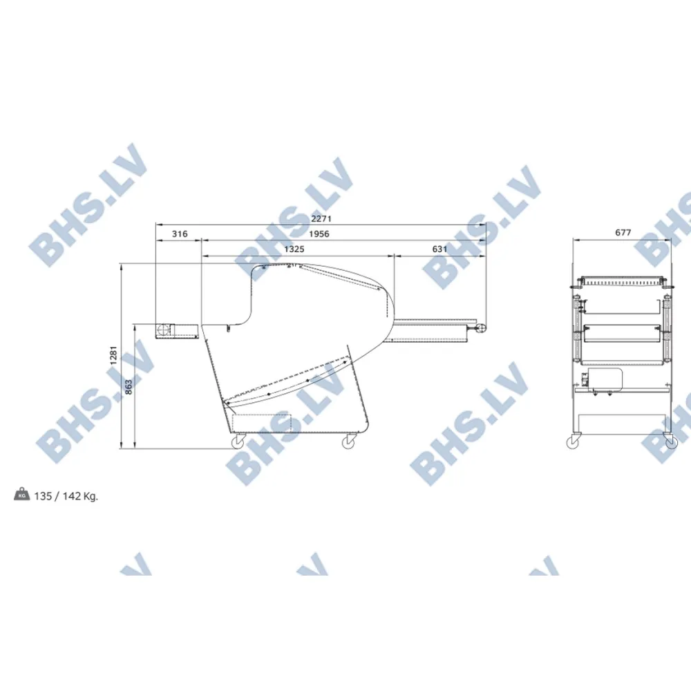 Bread slicer ROLLMATIC MG-MI52