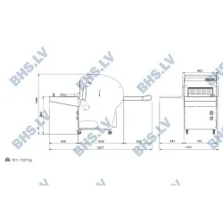 Bread slicer ROLLMATIC MG-MR52