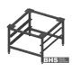 Equipment stand Novameta OB2-PR0-60/60/42