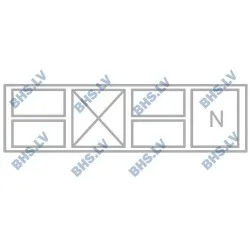 Low freezer counter Novameta BHS-FPS-N226-160/70/65