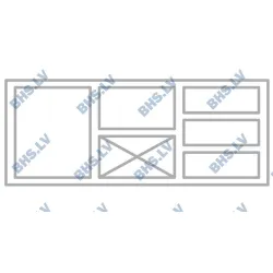 Saladette counter Novameta FS0-E240-130/70/90