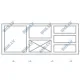 Saladette counter Novameta FS0-E240-130/70/90