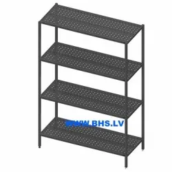 Perforated shelf 400 Novameta BHS-STP4-90/40/180