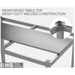 Table with place for cutting board Novameta MP1-WRX-80/60/90
