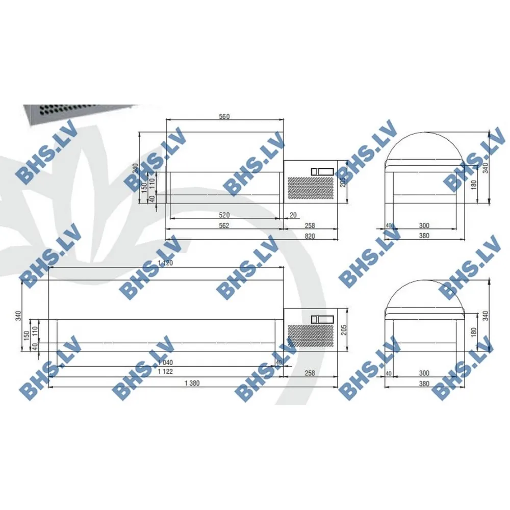 Cold bain-marie UNIS COOL 1020120