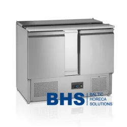 Counter refrigerator table without drawers TEFCOLD SA1045