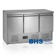 Counter refrigerator table without drawers TEFCOLD SA1365-SS