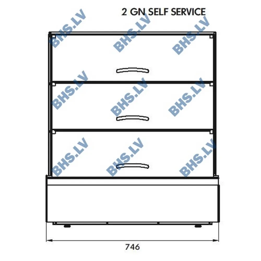 Countertop display cabinet UNIS COOL 1190110U
