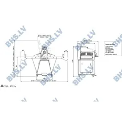 Dough sheeter ROLLMATIC SH500/08