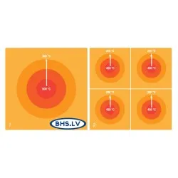 Tabletop gas hob MBM MTPG77T
