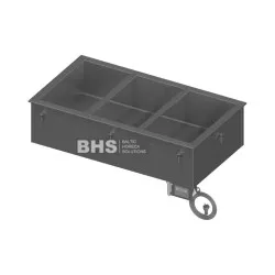 Hot drop-in bain-marie Novameta UWM3-110/60/28