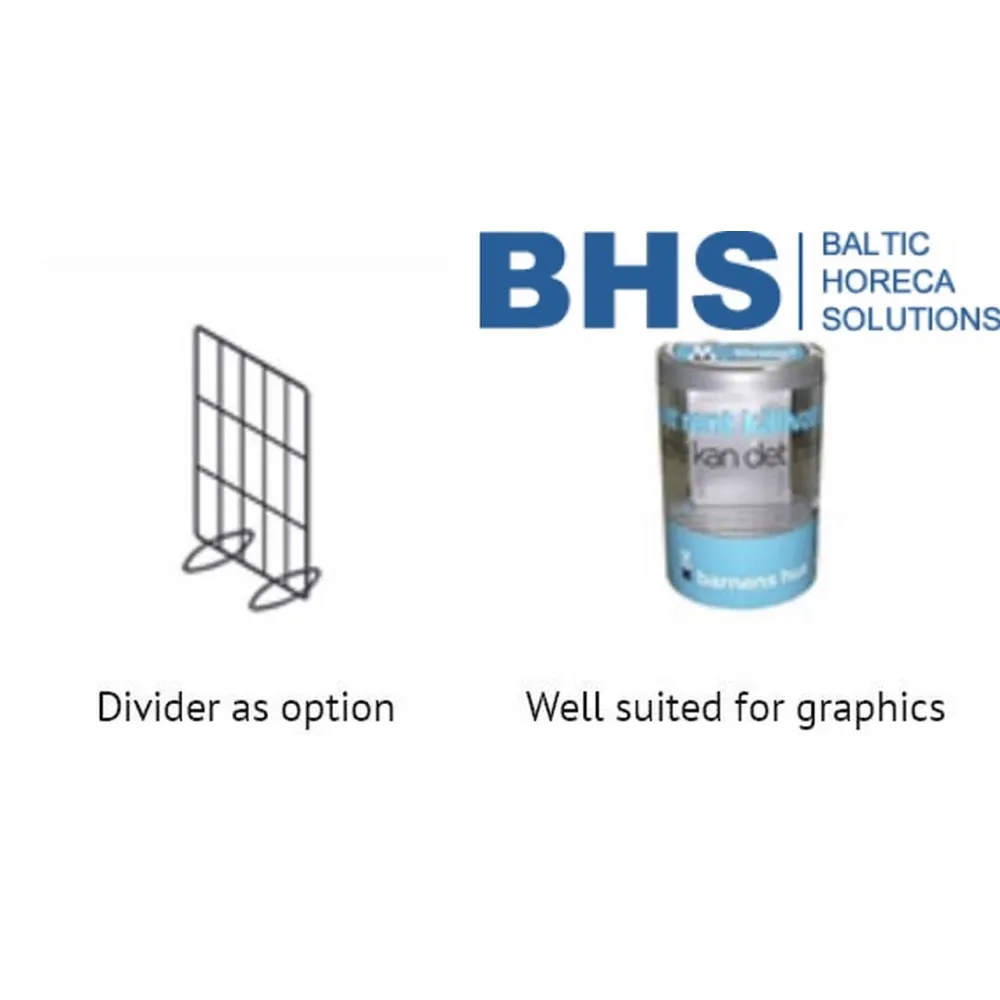 Cylindrical can display cabinet TEFCOLD VOC100