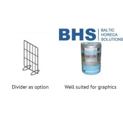 Cylindrical can display cabinet TEFCOLD VOC100