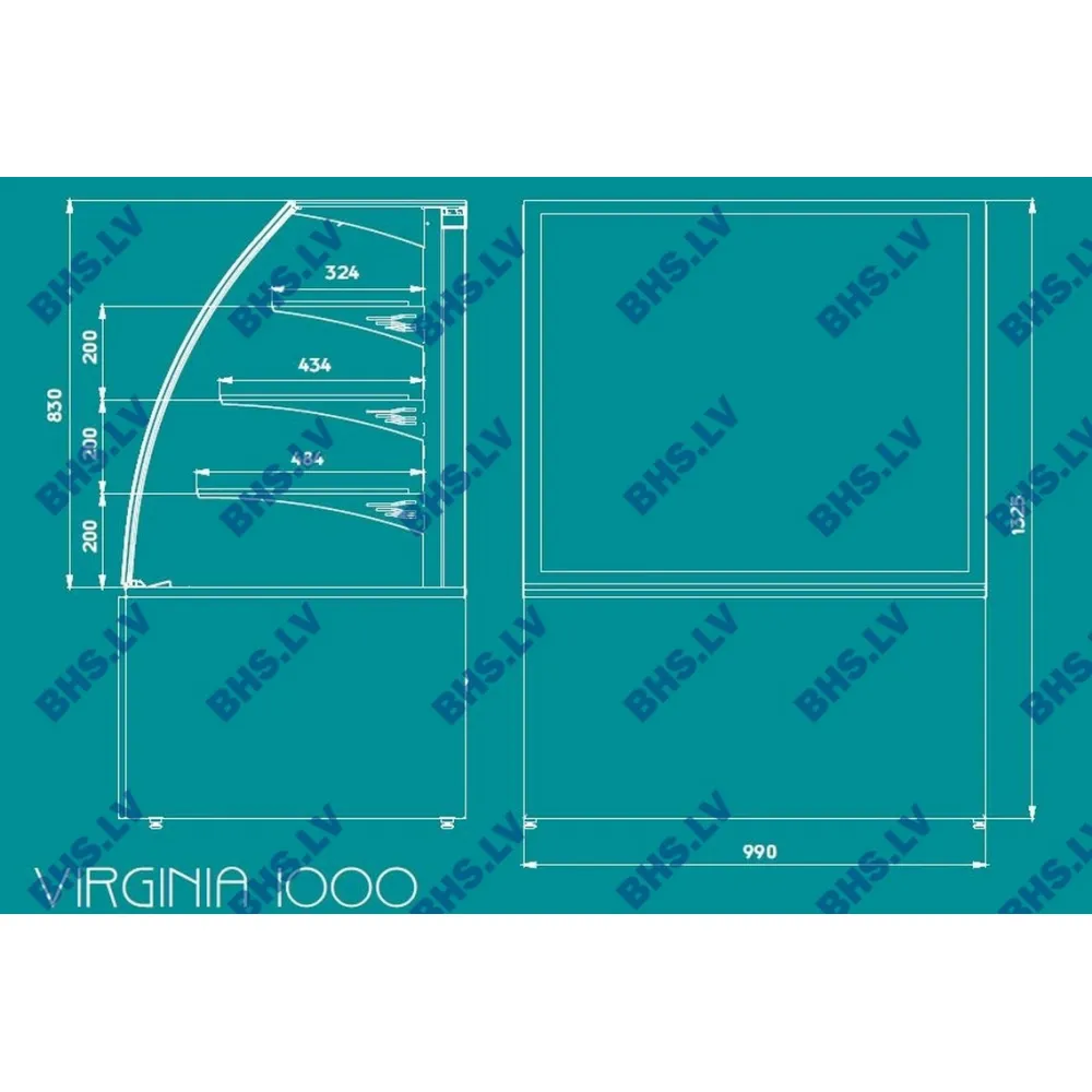 Pastry Display Cabinet UNIS COOL 1230110